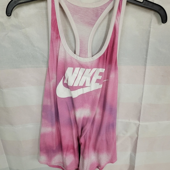 The Nike Tee T Back Tank Top Large Pink - Picture 1 of 6